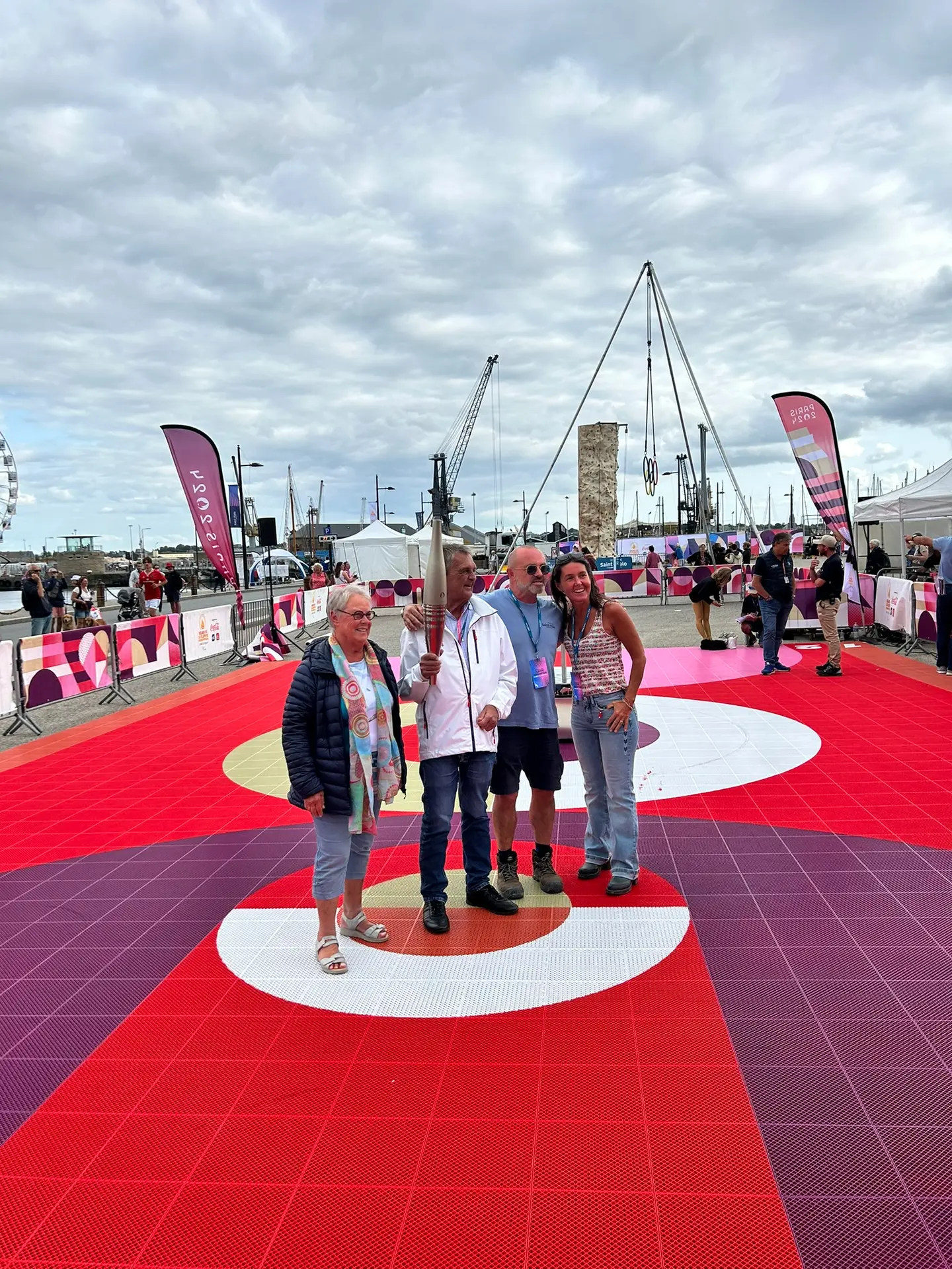 Village paralympique St Malo 5 août 2024